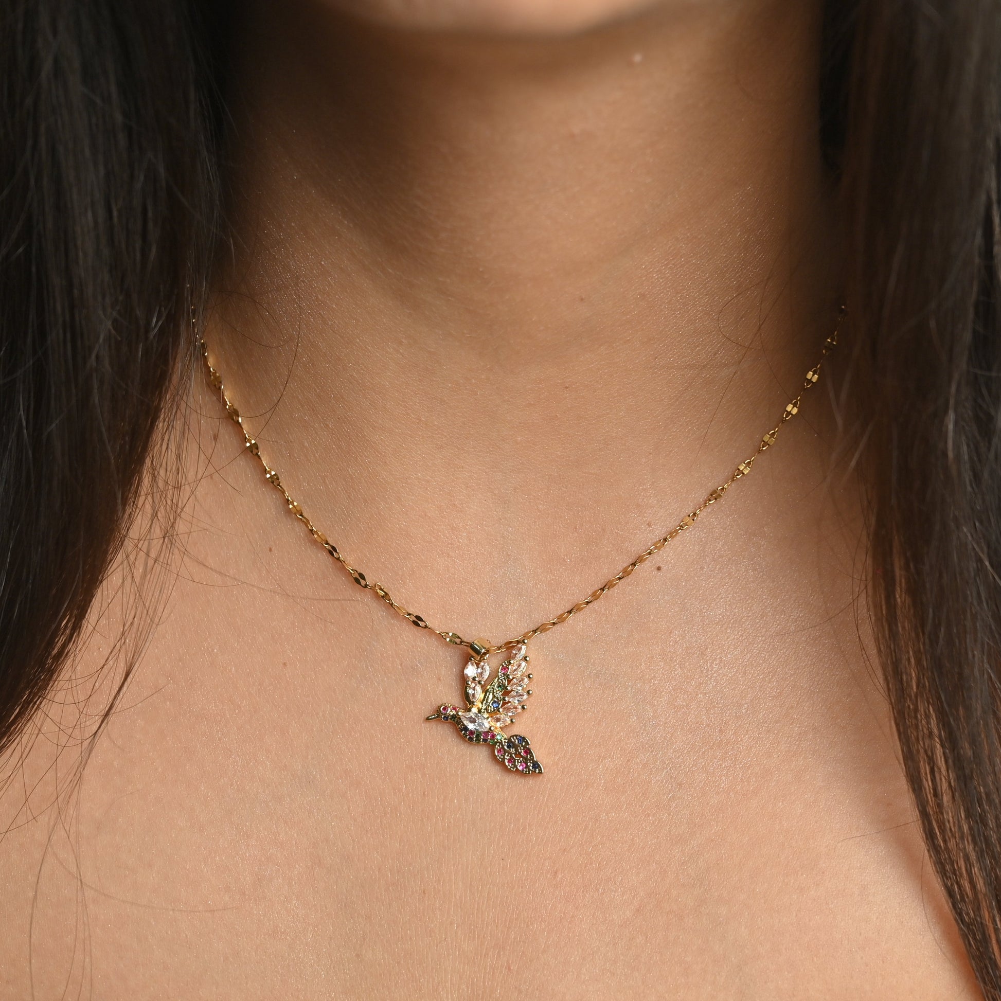 Elegant Glam Luxurious Bird Pendant