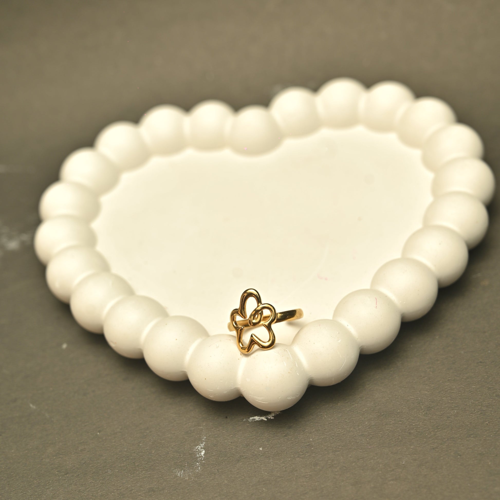 Golden Bloom Adjustable Ring